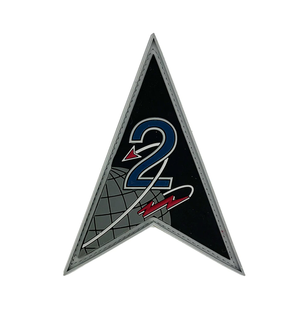 GENUINE U.S. SPACE FORCE PVC PATCH SPACE DELTA 2 WITH HOOK