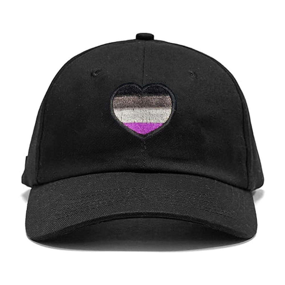 Embroidered Pride Hat LGBT Cap Low Profile Distressed Dad Hat One Size