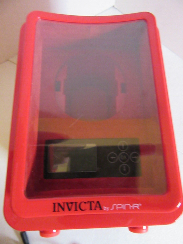 INVICTA by Spin-R Red Watch Winder. Tested