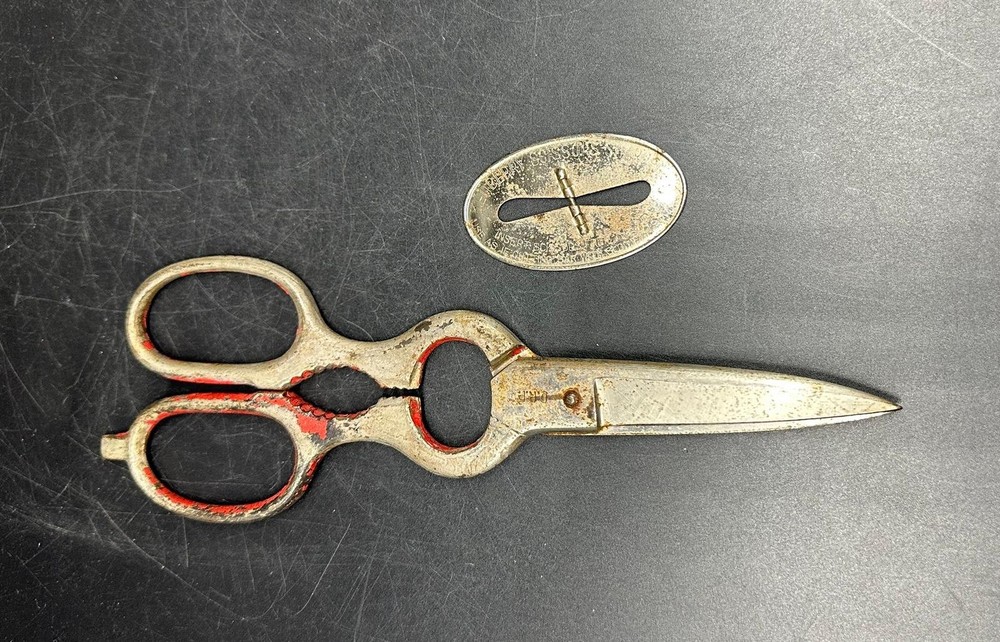 Vintage Henckels WelKut Multi-Purpose Kitchen Scissors & Kenberry Sharpener