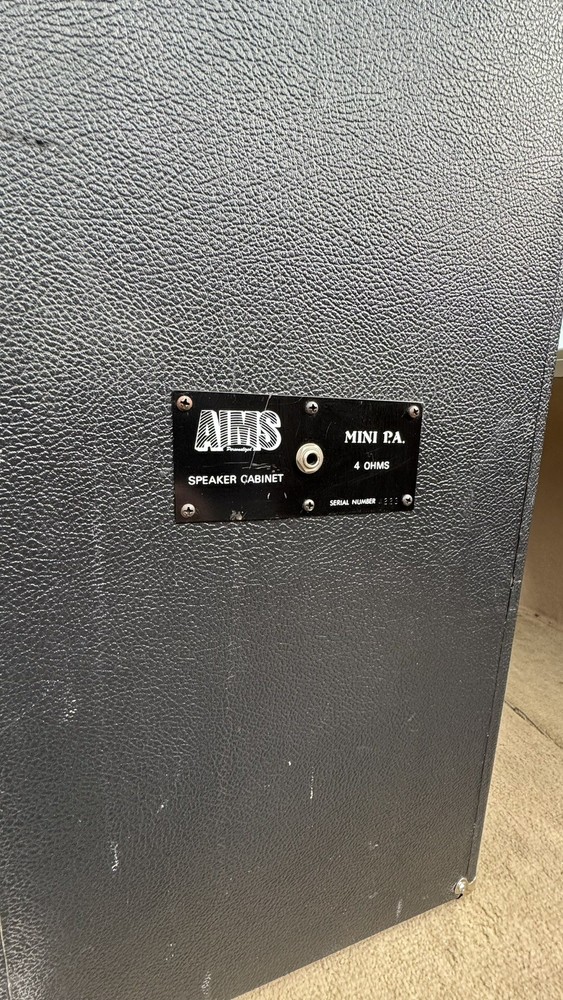 (2) AIMS mini P.A speaker cabinets