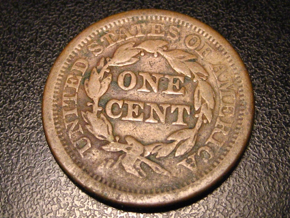 1851 Braided Hair Large Cent