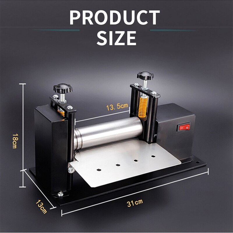 Electric Small Leather Drawing Machine Hand Operated Leather Machine 220V