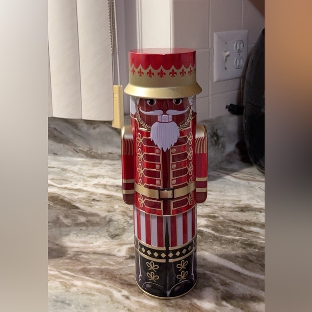 Festive Christmas Nutcracker Tin