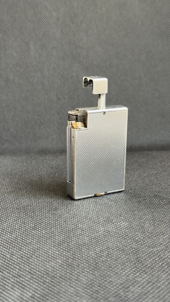 Parker Roller Beacon Dunhill 1940s Silver Engine Turned Lighter England