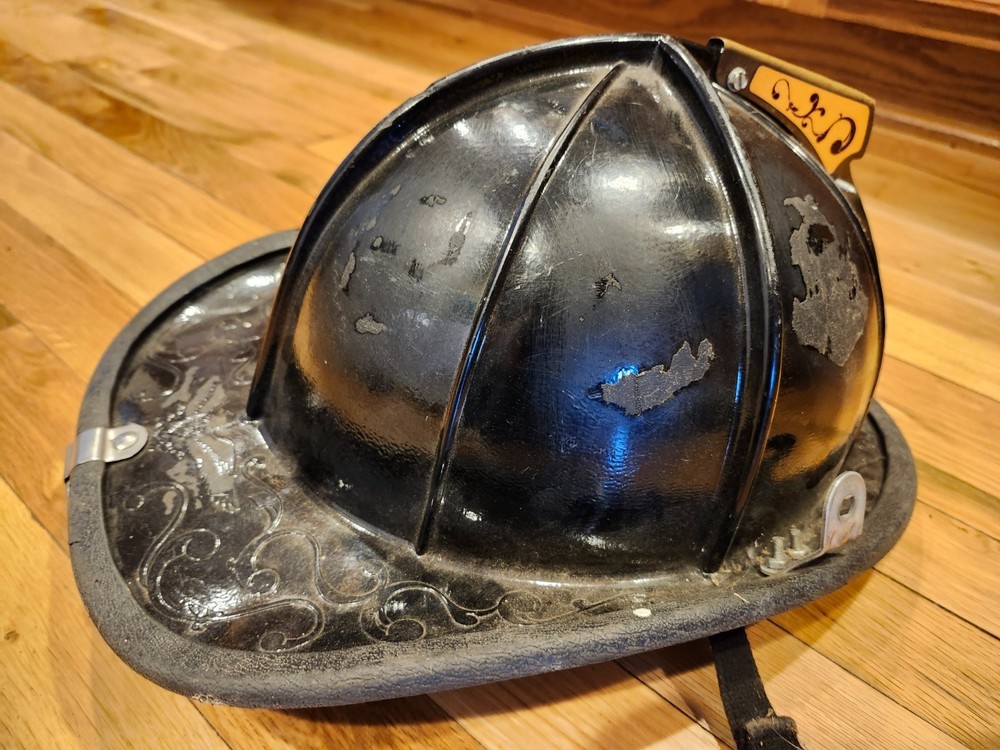 Black Fire Fighter Helmet, Bullard Firedome CX