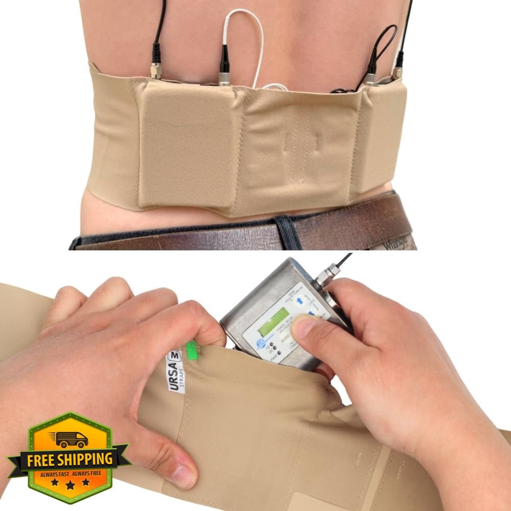 URSA Double Pouch Waist Strap Beige Large Mic Transmitter
