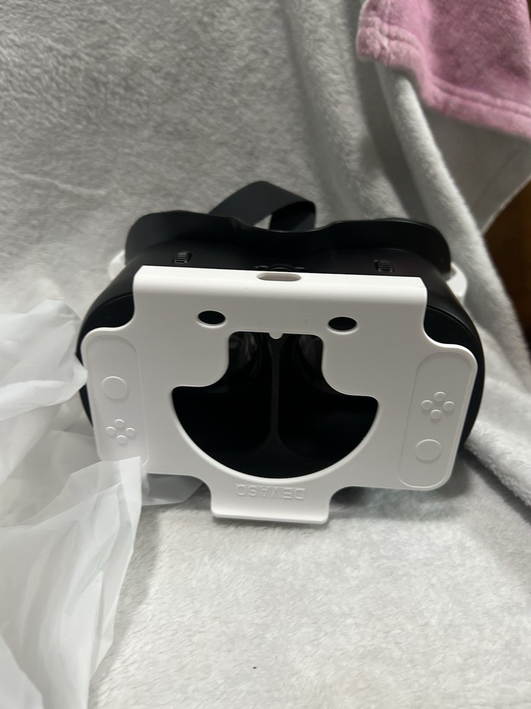 DEVASO Upgraded VR Headset for Nintendo Switch & Switch OLED Black White