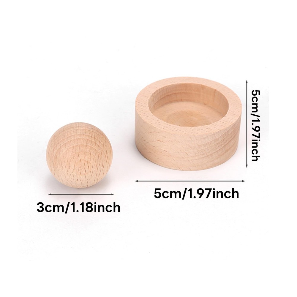 Wooden Essential Oil Diffuser - Round Ball Aromatherapy Medium, Walnut