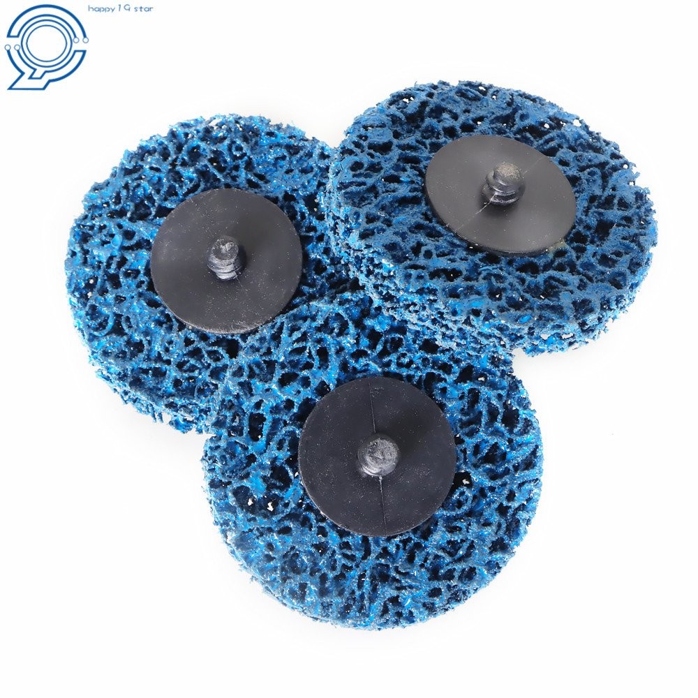 25 Pack 3 Inch Quick Change Easy Strip & Clean Discs For Paint Rust Blue