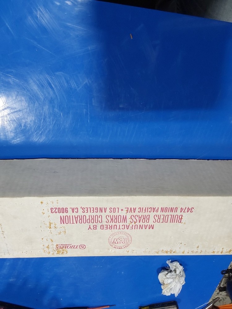 2PK Builders Brass Works 16" Handle & Plate