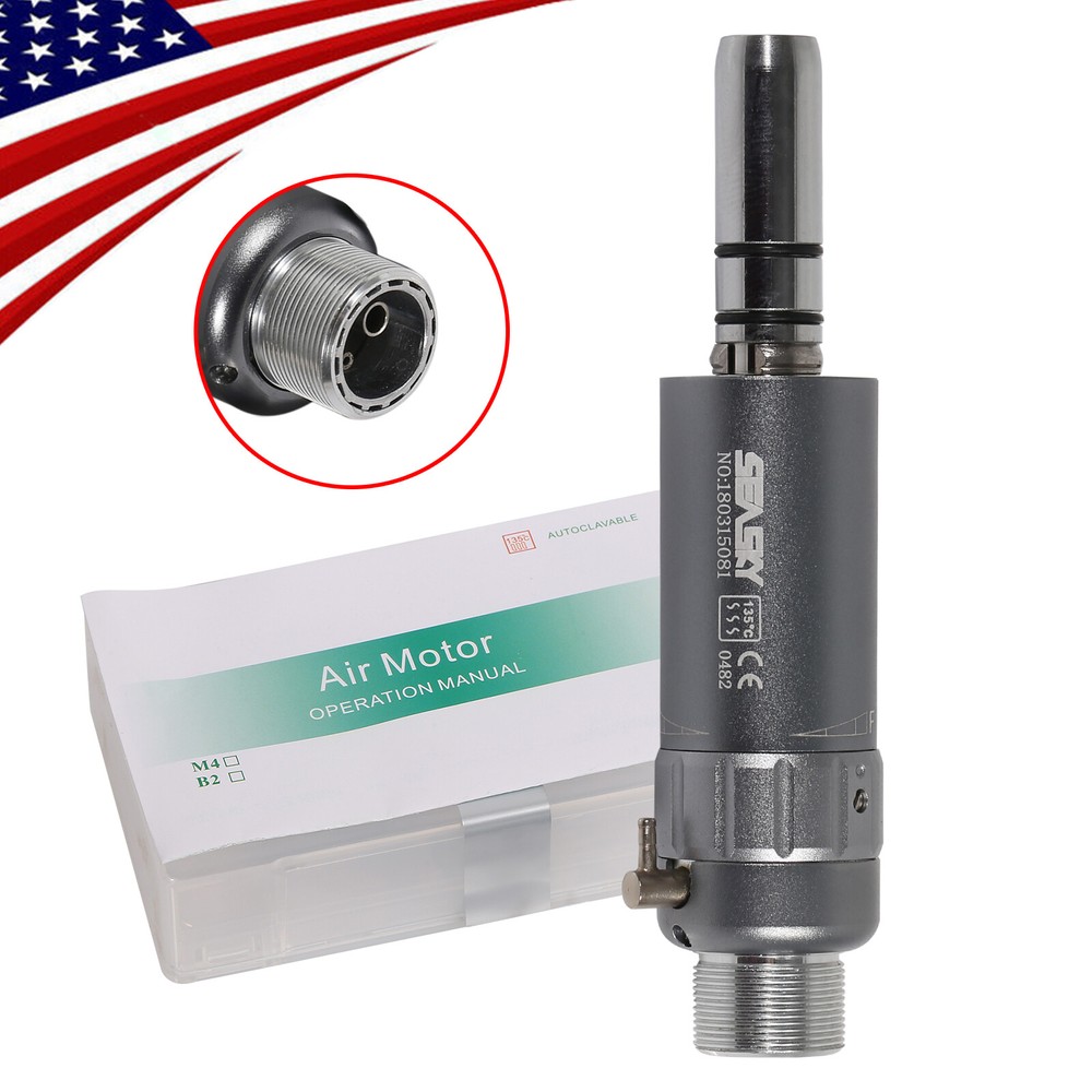 Dental Inner/External Spray Low Slow Speed Handpiece Air Motor 2/4Hole E-type