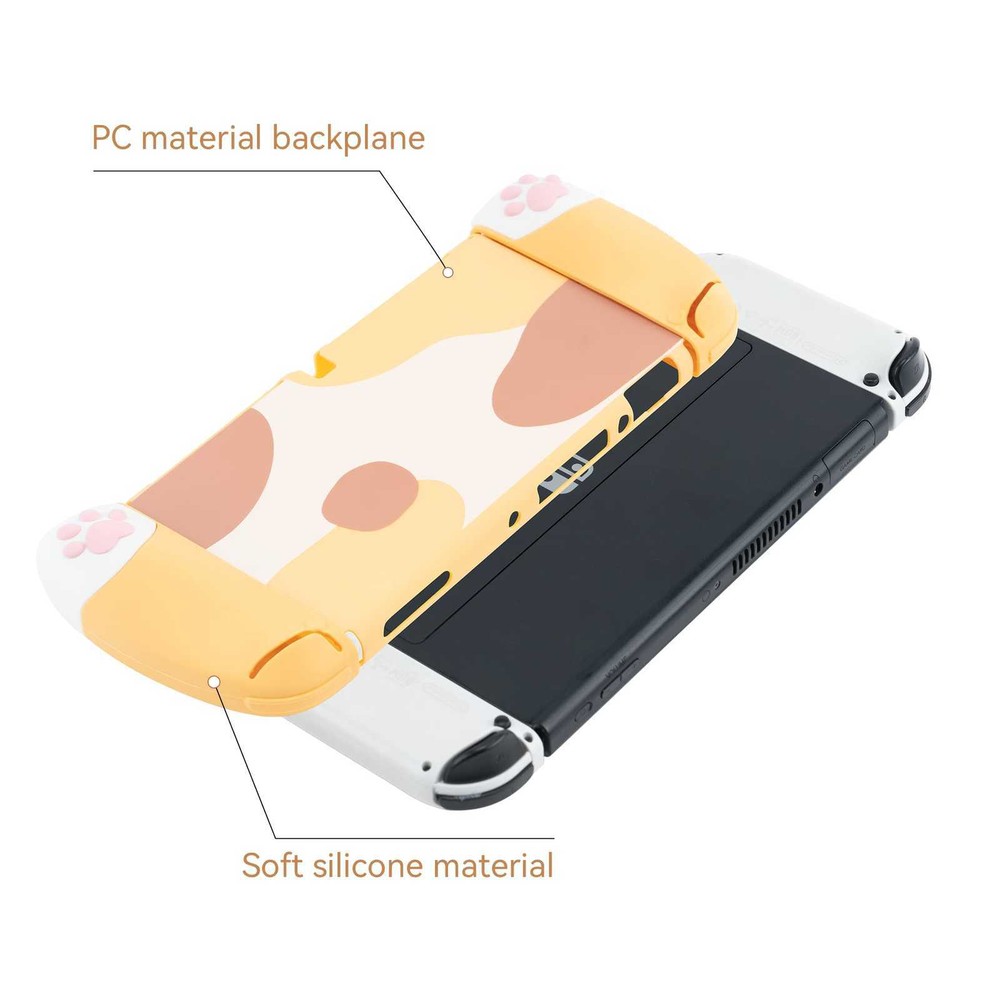 GeekShare Nintendo Switch Oled Protective Case Shell Cat Jo Jo Ergonomic Design