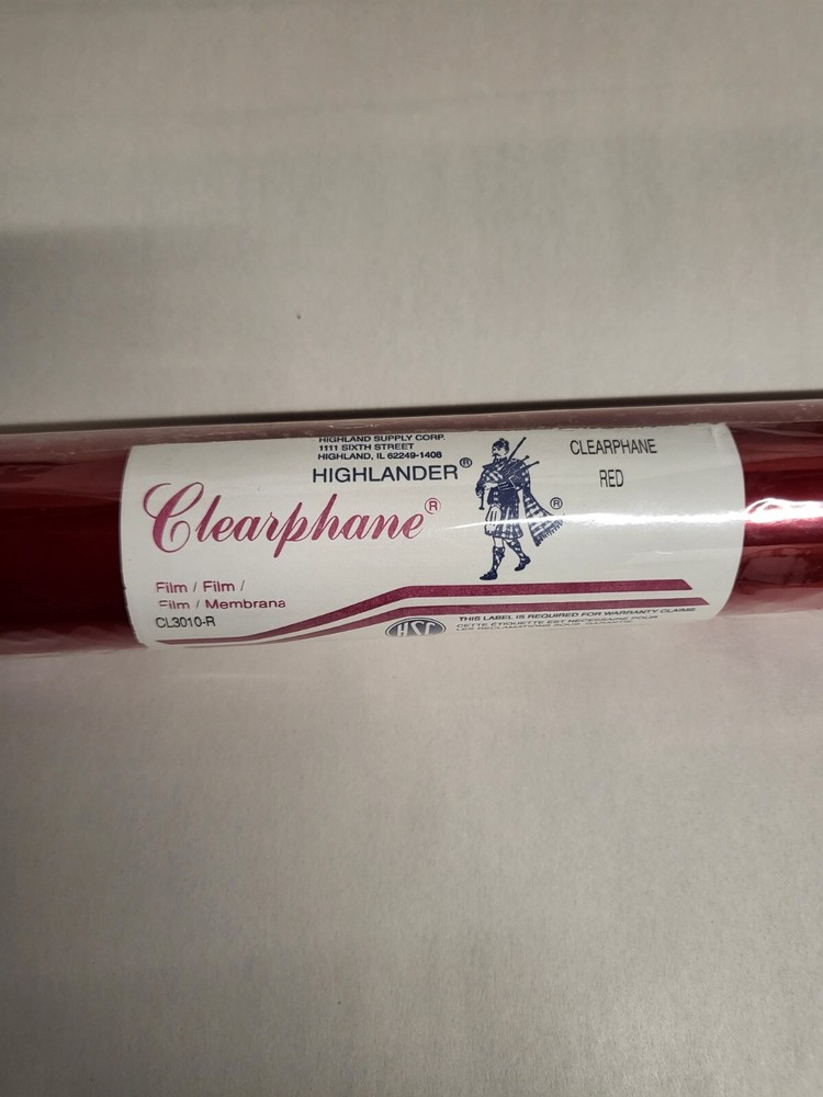 Clearphane red film CL3010-R (Red)