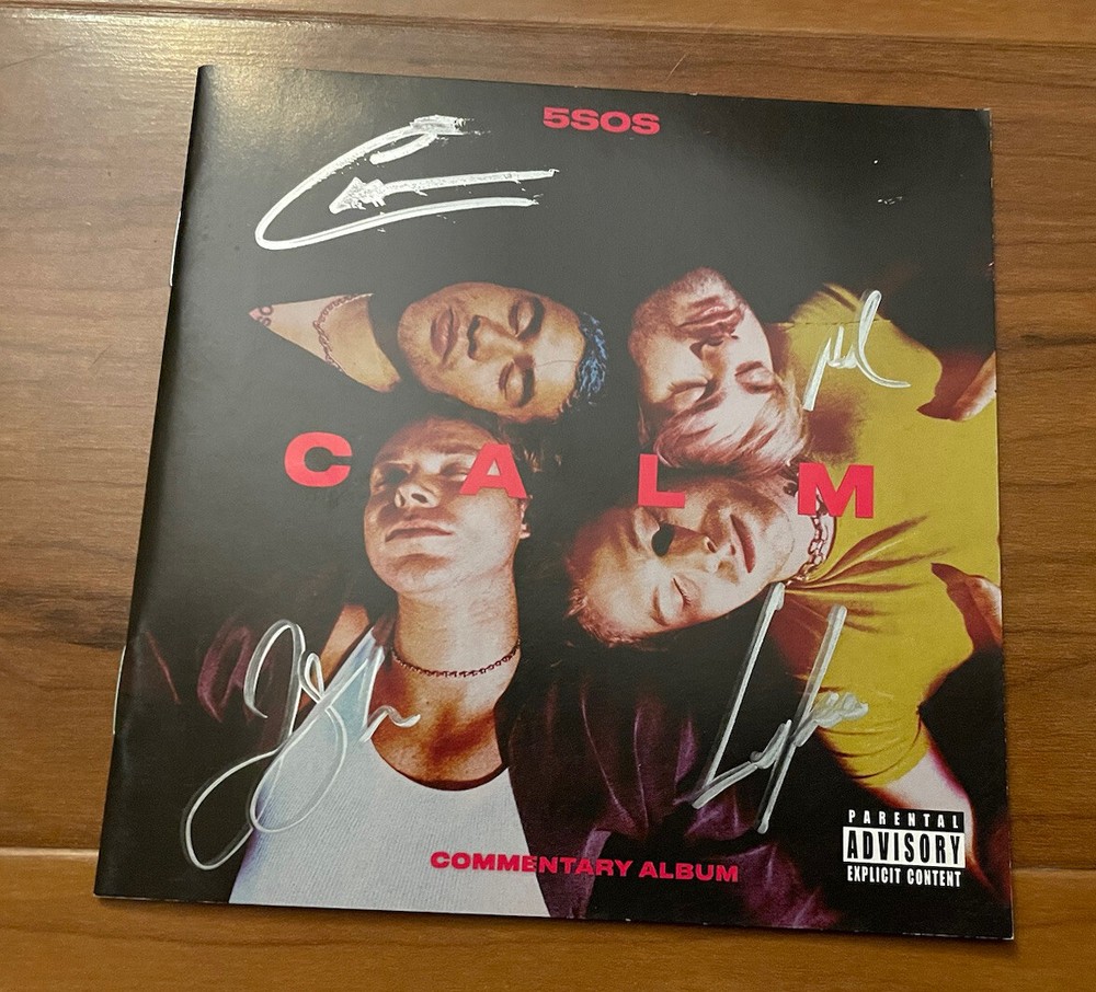 5 Seconds Summer Signed CD Calm