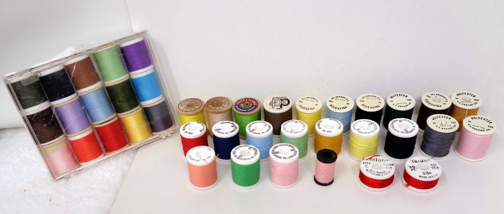 LOT: (40) 1" Sewing Thread Spools