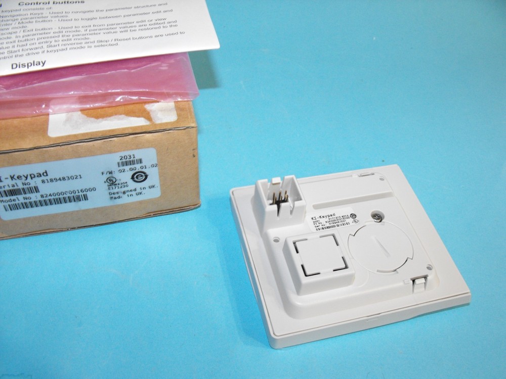Control Techniques EMERSON KI-KEYPAD.82400000016000.M600 M700 control panel.NEW