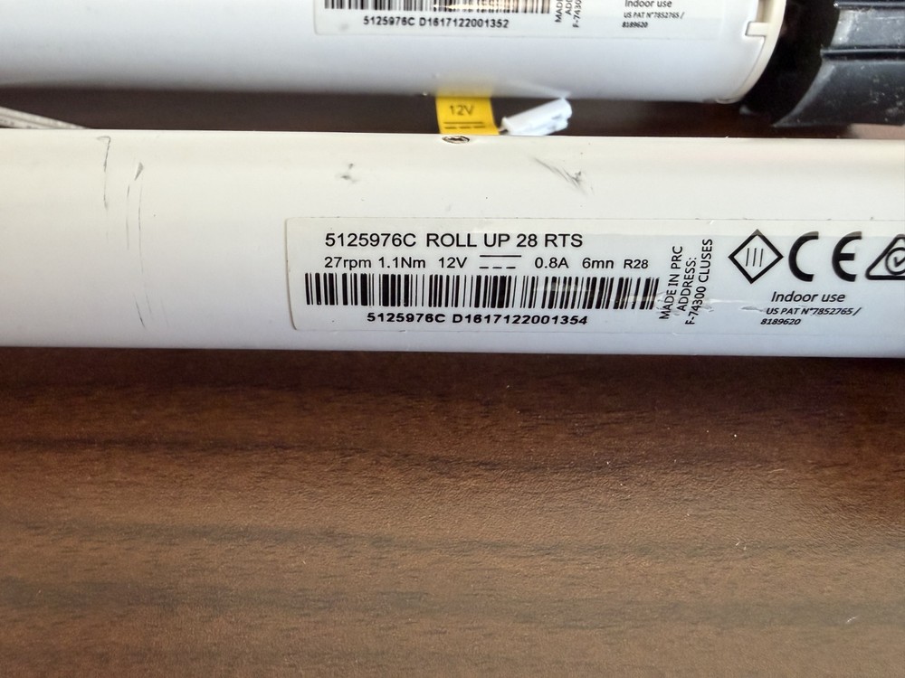 Somfy Roll UP 28 WireFree RTS Motor