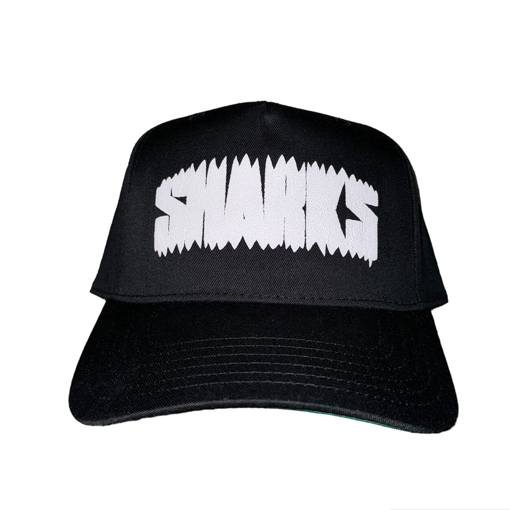 NEW Custom San Jose Sharks Chomp Bite Hat Snapback Cap Vintage Logo