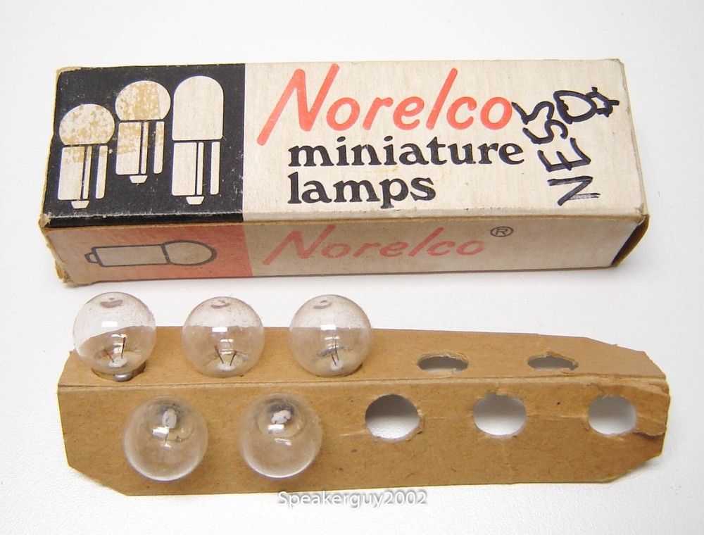 5 Pack / Norelco NE55 Miniature Bulbs - Lamps
