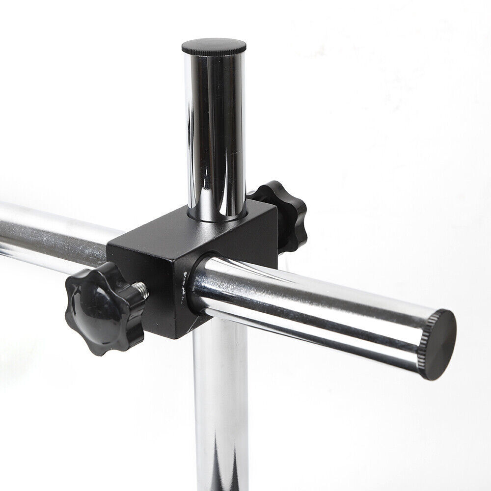 Lab Dual Arm Set Digital Microscope Camera Table Stand Holder Lift Bracket 50 mm