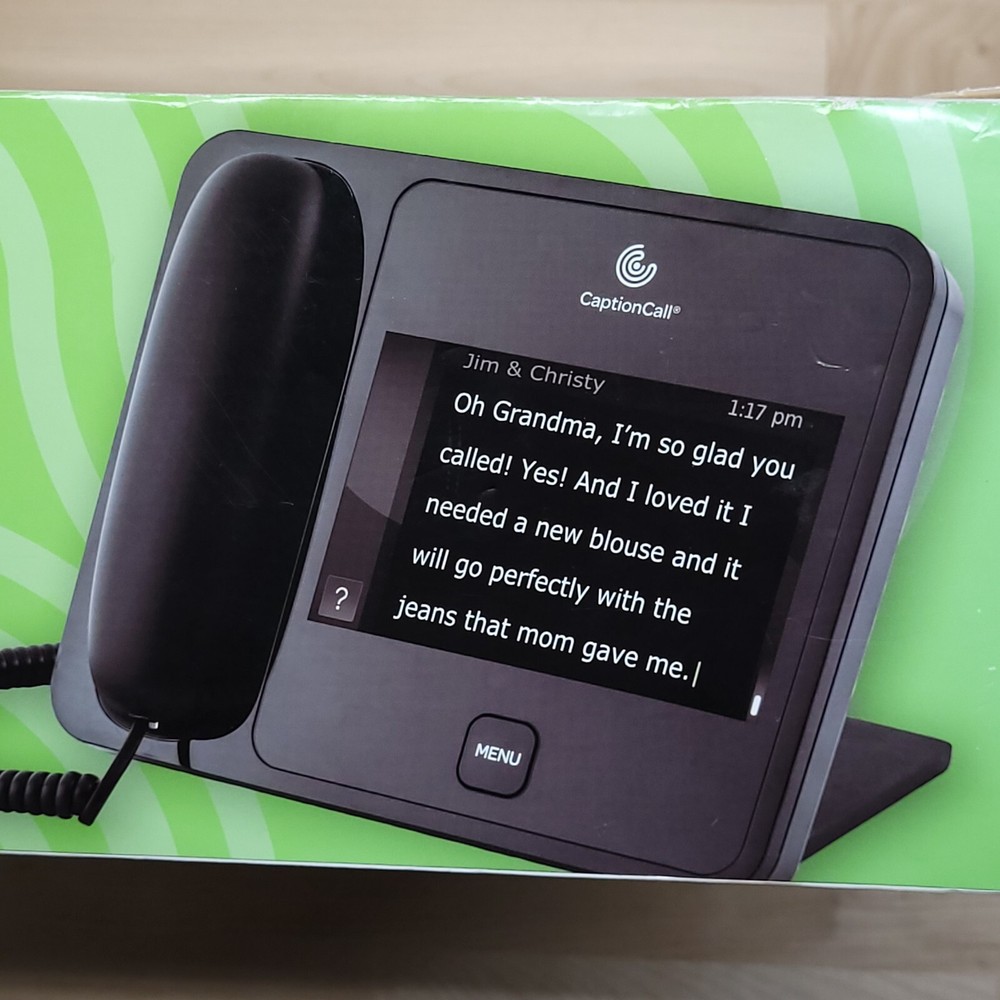 Caption Call 57Tx Closed-Caption Touch Screen Phone for Hearing Impaired Tested