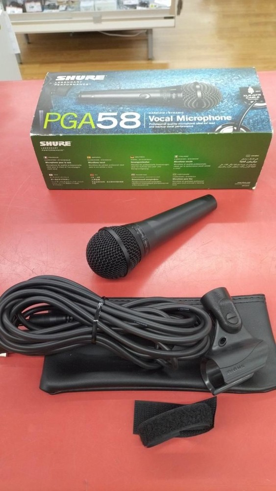 Shure Vocal Microphone PGA58-QTR Used
