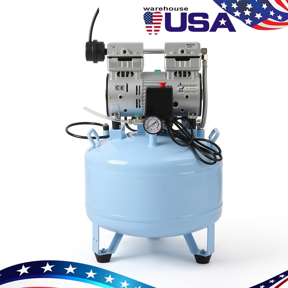 Dental Unit Chair Computer Control /Delivery Unit Adjustable/Air Compressor 40L
