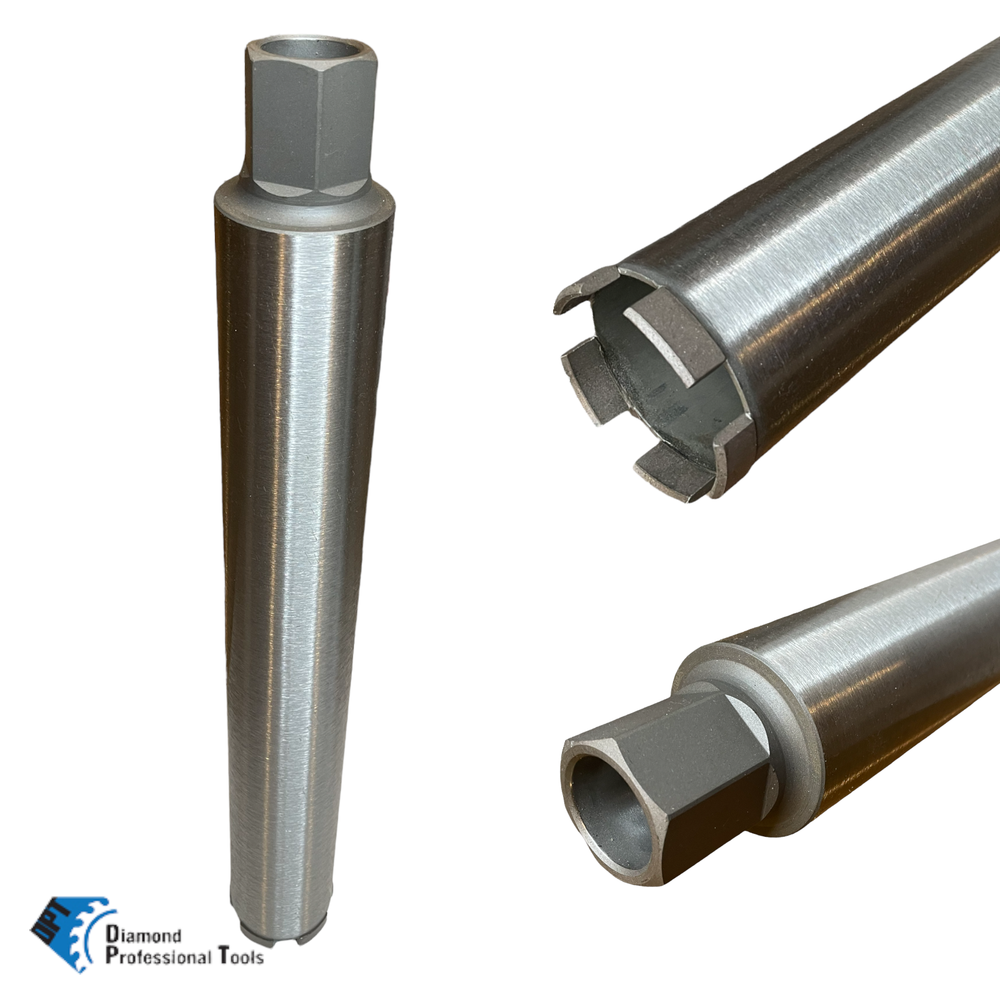 2-1/2" Wet Diamond Core Drill Bits Cut Concrete Asphalt Bricks 1-1/4-7 Threa