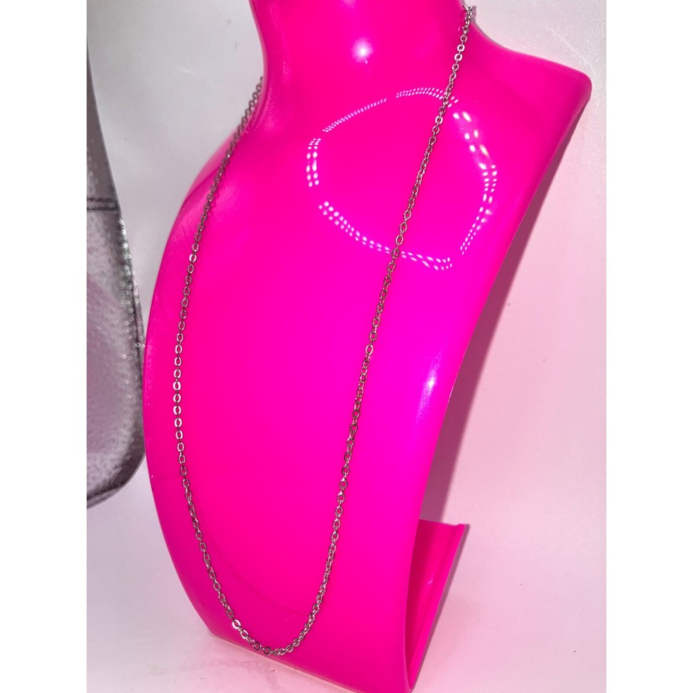 Silver-Tone Oval Link 18.25" Chain Necklace!