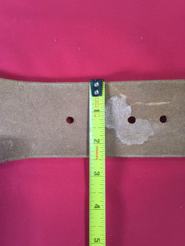 Vintage Weight Lifting Belt Leather Size Large