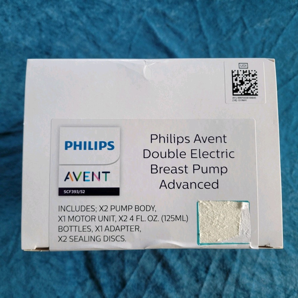 PHILIPS AVENT DOUBLE ELECTRIC BREAST PUMP ADVANCED  ;  NEW  ,  SEALED BOX