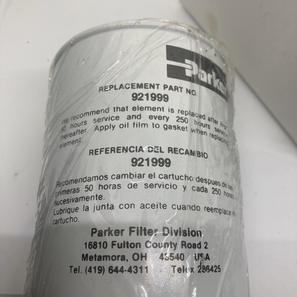 PARKER 921999 HYDRAULIC FILTER