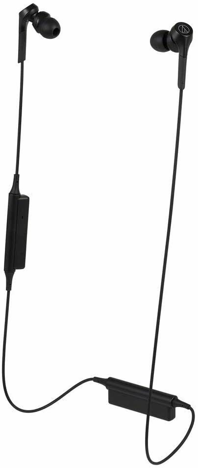 Audio-Technica ATH-CKS550XBTBK Solid Bass Bluetooth Wireless In-Ear Headphones