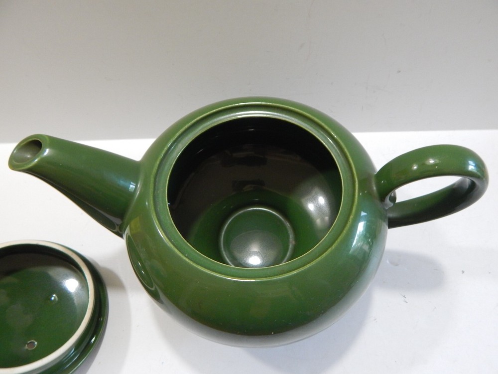 Green Ceramic Coffee Teapot w/ lid