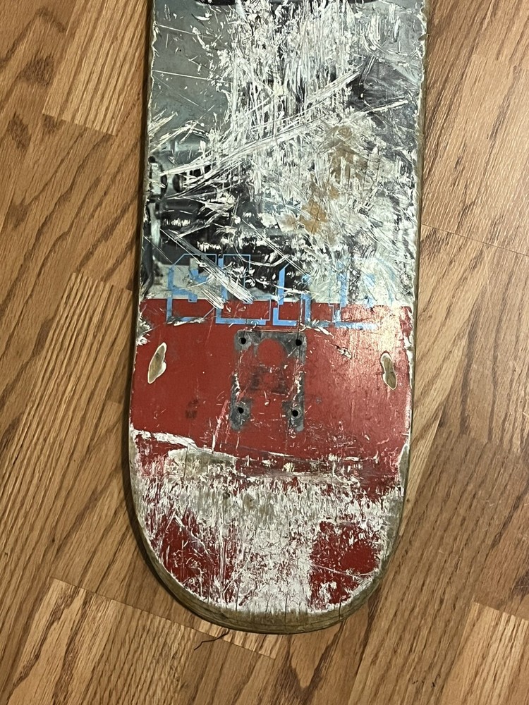 🔥 Johnny 5 Short Circuit Skateboard Thrashed Wall Decor Art 80s Robot Five