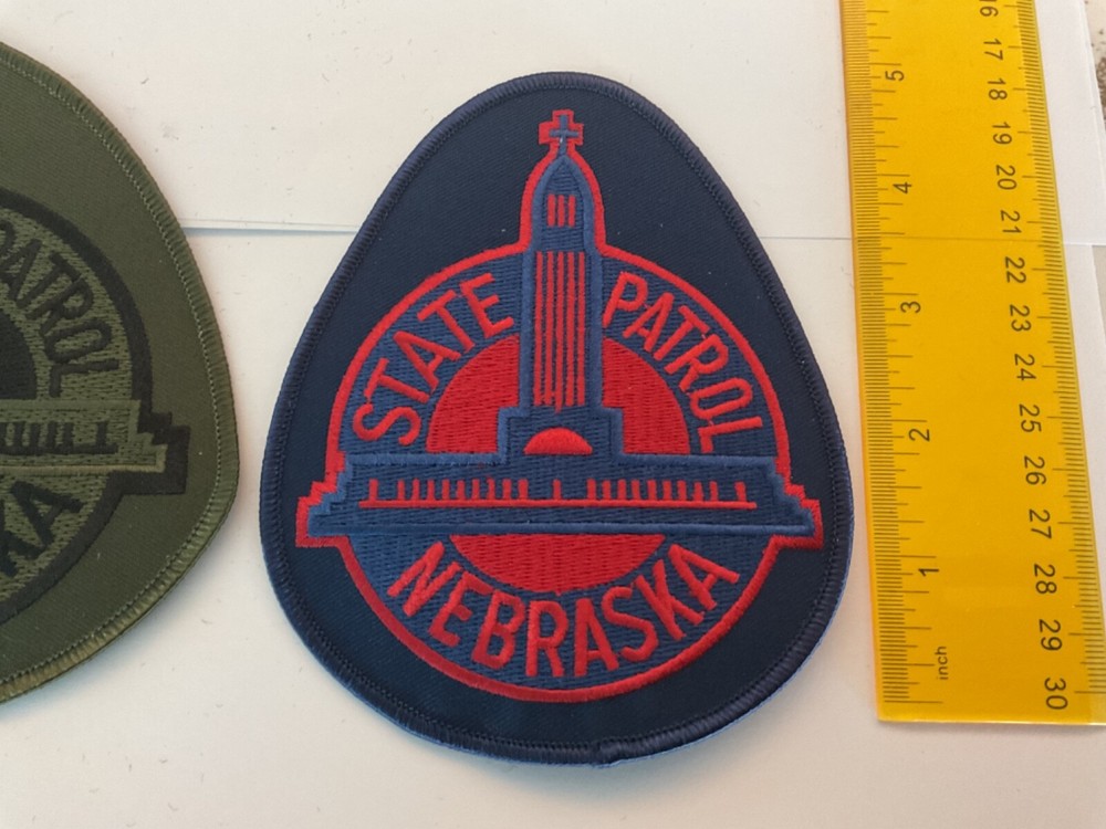 Nebraska State Patrol collectors patch set 2 pieces