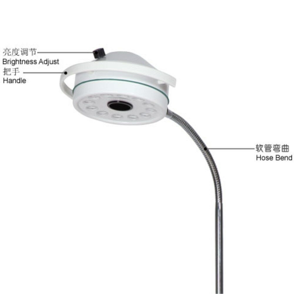 12 Holes 36W LED Mobile Shadowless Surgical Light Veterinary Examination Light