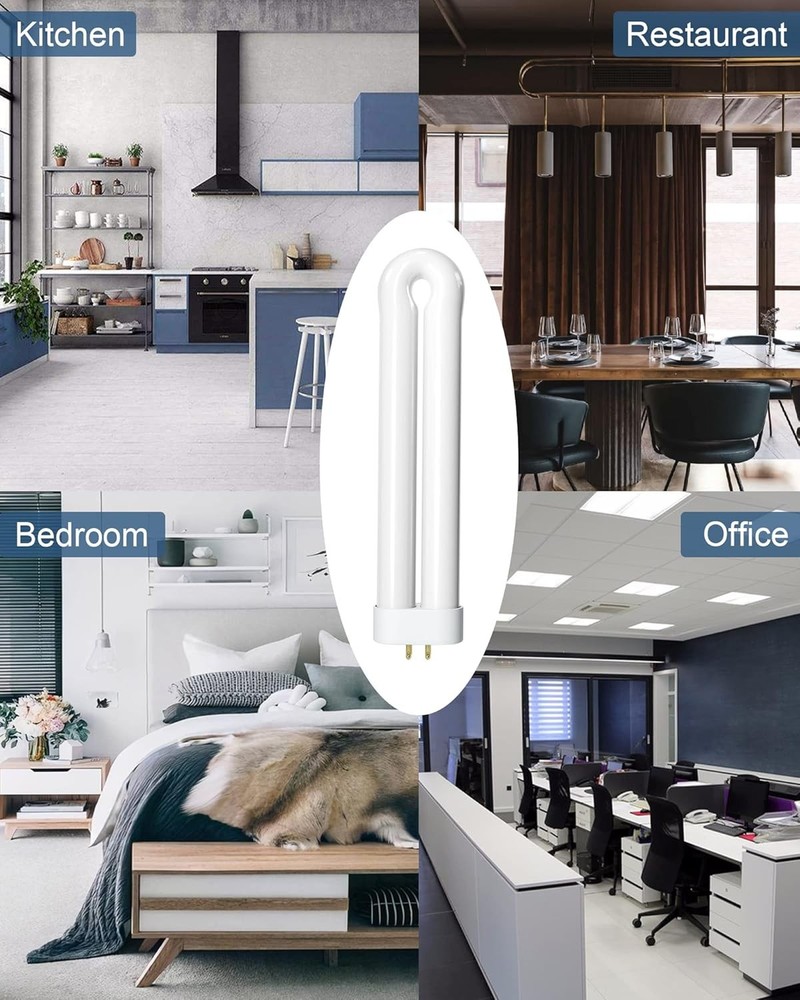 Bug Zapper Light Bulb Replacement for 15W with 4-Pin Base, White