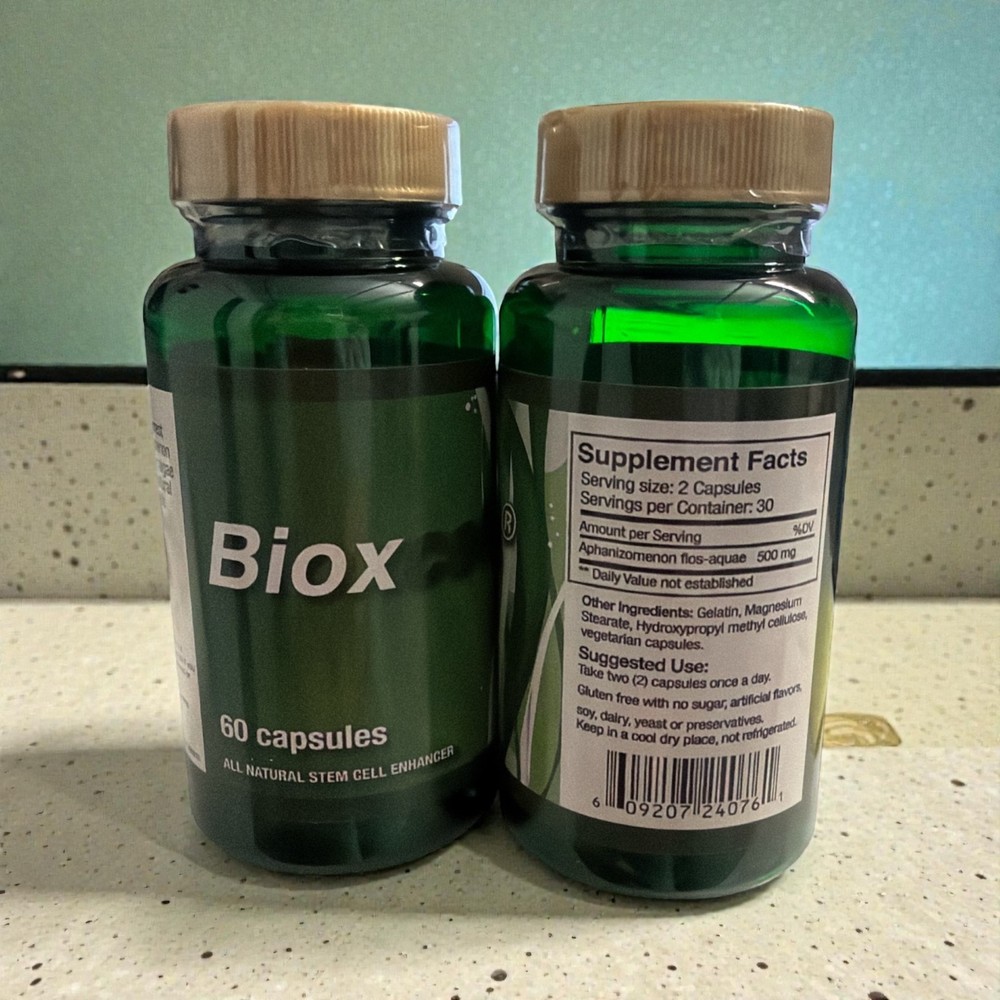 BioxCell Enhancer 120 Capsules | Aphanizomenon Flos Aquae | Natural Supplements