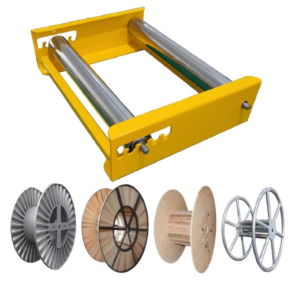 Cable Drum Roller Reel Dispenser Cable Roller Stand for Wire Reel Diameter 20...