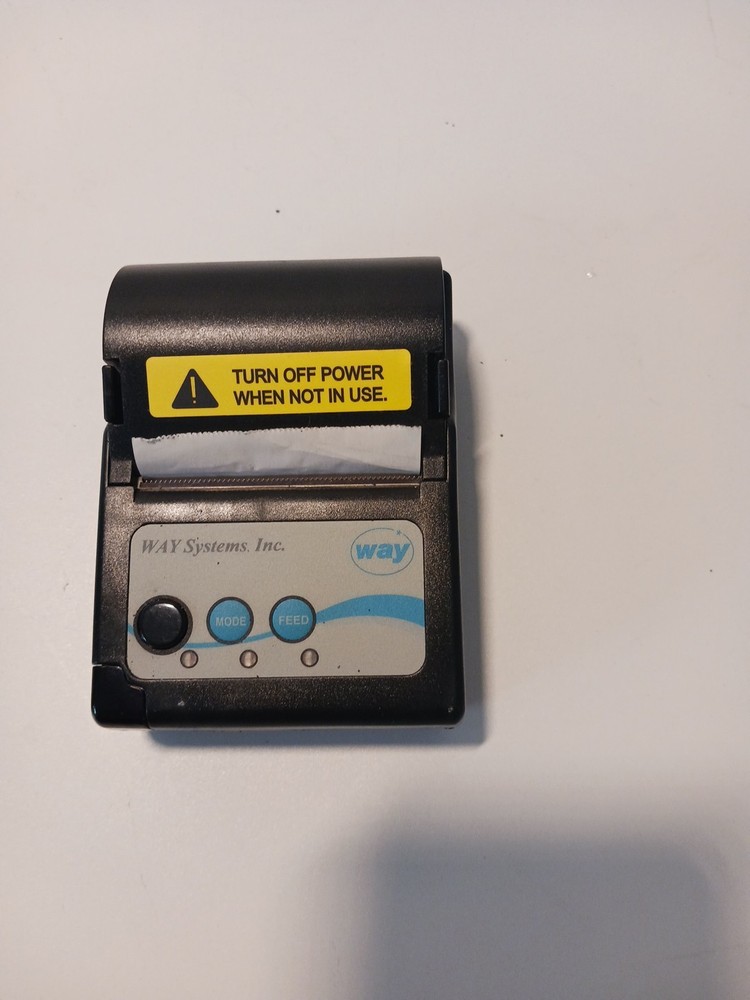WAY SYSTEMS MOBILE PORTABLE THERMAL Printer Receipt Desktop