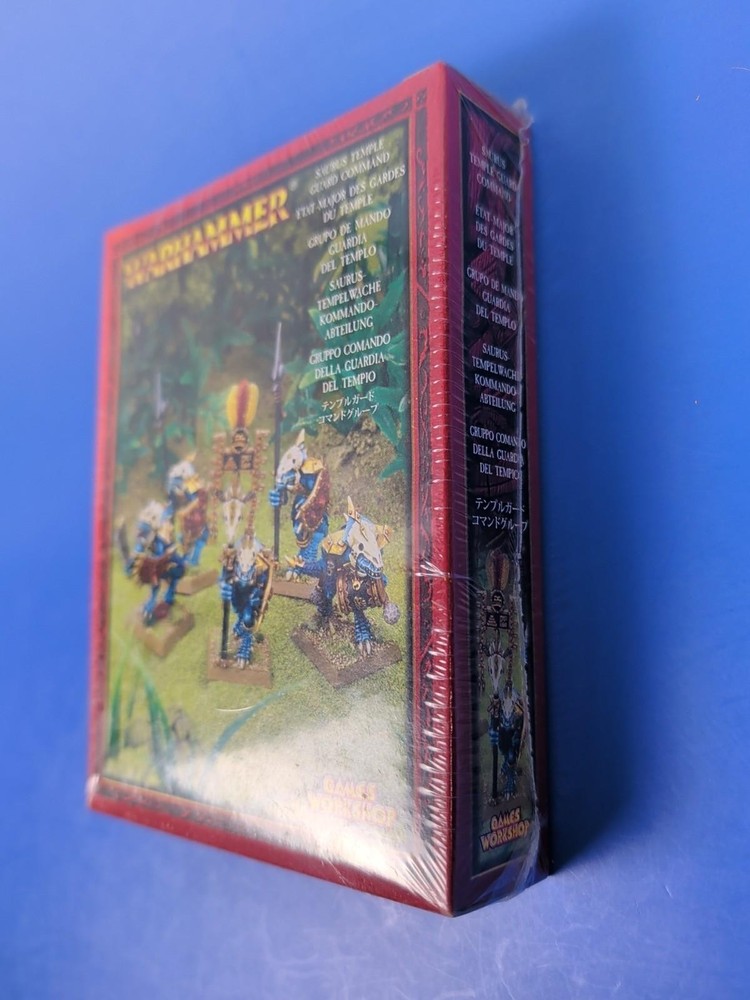 Warhammer Saurus Temple Guard Command - FACTORY SEALED Games Workshop OOP