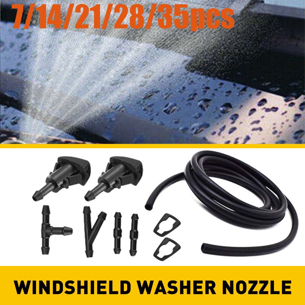 Front Windshield Washer Squirter Nozzle Spray For Dodge Jeep Chrysler Ram7-35X
