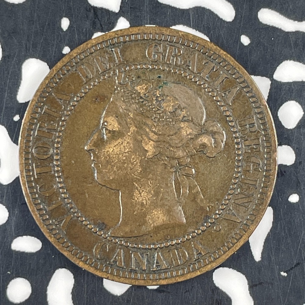 1887 Canada Large Cent Lot#F2649 Nice!