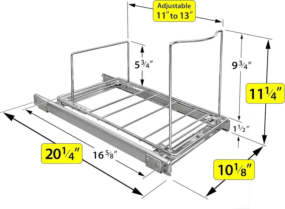Elegant Pull-Out Trash Can Drawer - Under-Sink Organizer for Kitchen Cabinets