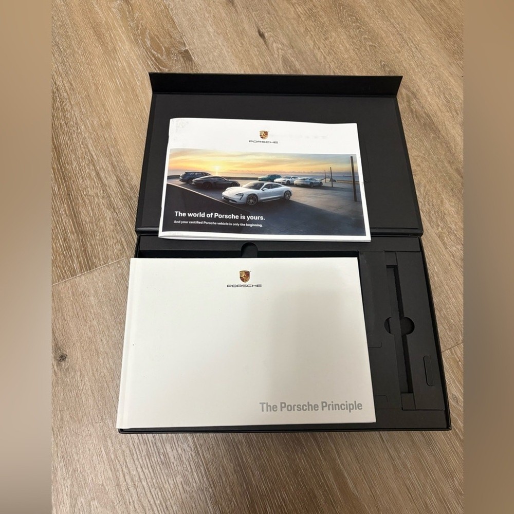 Porsche CPO Presentation Box OEM Documents Booklet