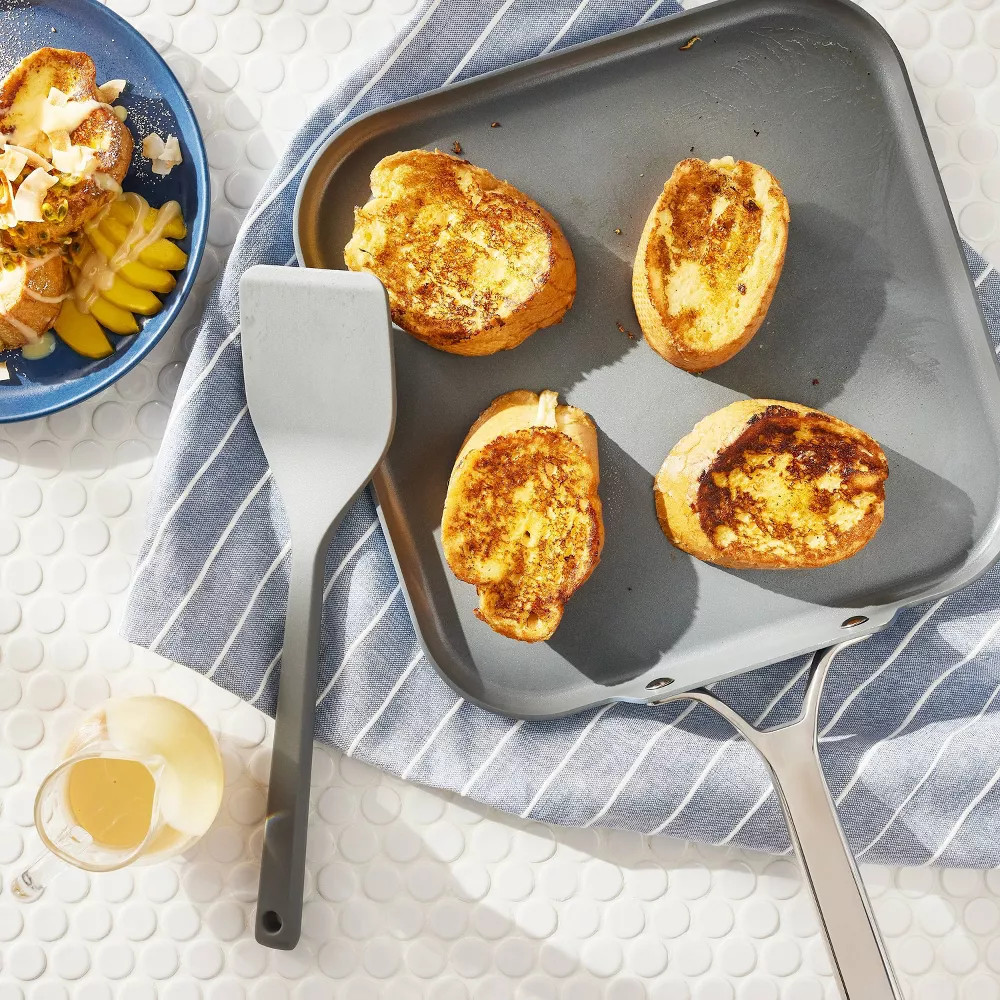 Nonstick Ceramic Single Burner Griddle Pan Blue - Figmint