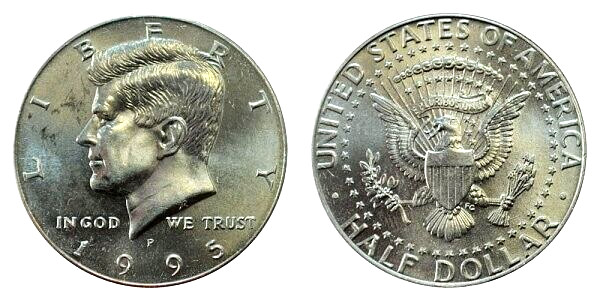 1995 P  Kennedy Half Nice Uncirculated Coin