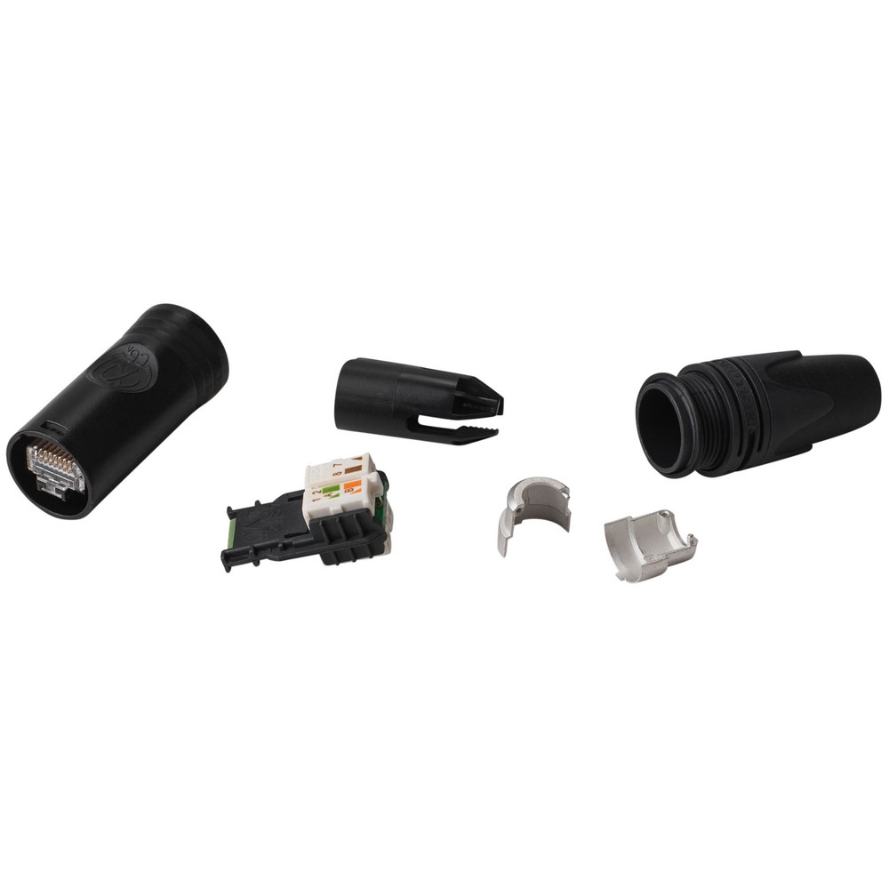 Neutrik NE8MX6-B etherCON Cat 6a Cable Connector - Black